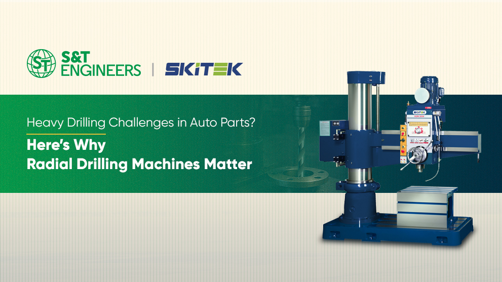 Heavy Drilling Challenges in Auto Parts? Here’s Why Radial Drilling Machines Matter